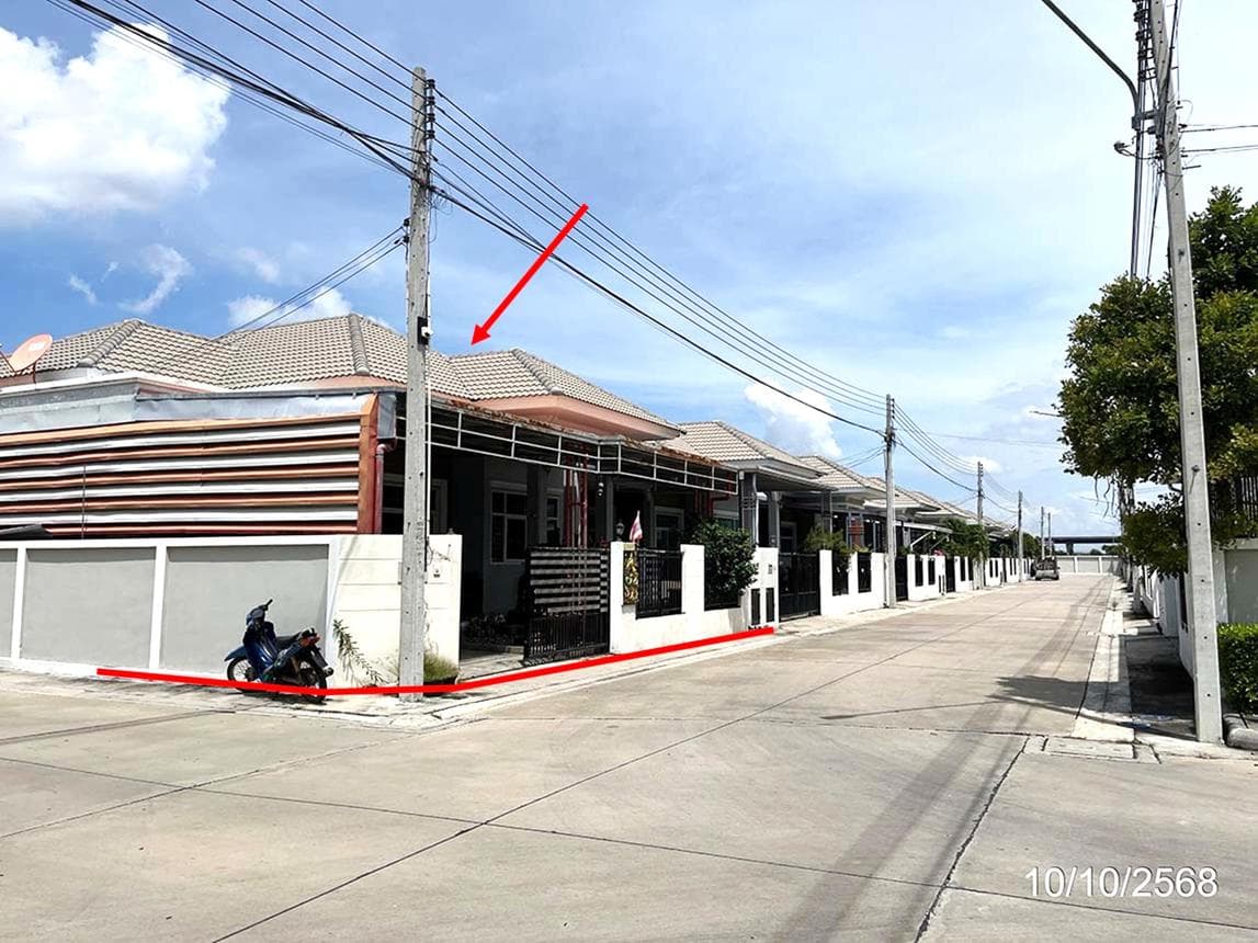 บ้านเดี่ยว เทพสิริ วิลล่า บางปะกง บางสมัคร บางปะกง ฉะเชิงเทรา 3 ห้องนอน 2 ห้องน้ำ พื้นที่ 134.25 ตร.ม. บนที่ดิน 56.1 ตร.ว. ทำเลศักยภาพใกล้แหล่งงานและนิคมอุตสาหกรรม ราคาพิเศษ 3.1 ล้าน