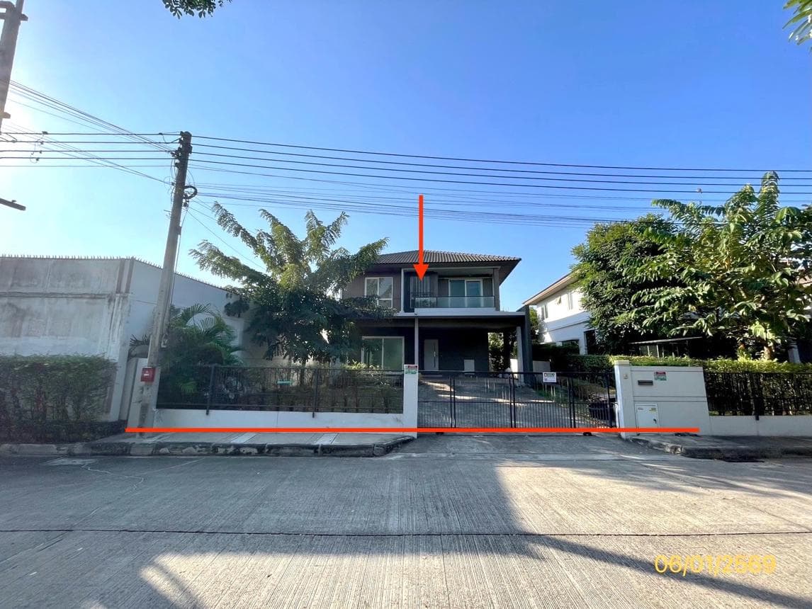 ขายบ้านเดี่ยว พฤกษ์ลดา เพชรเกษม-สาย 4 คลองมะเดื่อ กระทุ่มแบน 3 ห้องนอน พื้นที่ 159.18 ตร.ม. ทำเลดี เดินทางสะดวก