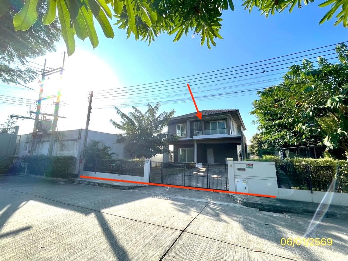 ขายบ้านเดี่ยว พฤกษ์ลดา เพชรเกษม-สาย 4 คลองมะเดื่อ กระทุ่มแบน 3 ห้องนอน พื้นที่ 159.18 ตร.ม. ทำเลดี เดินทางสะดวก