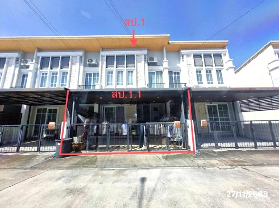 ทาวน์เฮ้าส์ โกลเด้น ทาวน์ 2 ลาดพร้าว-เกษตรนวมินทร์ (Golden Town 2) สไตล์อิตาลี ทำเลเมือง สภาพสวยพร้อมอยู่ - image 1
