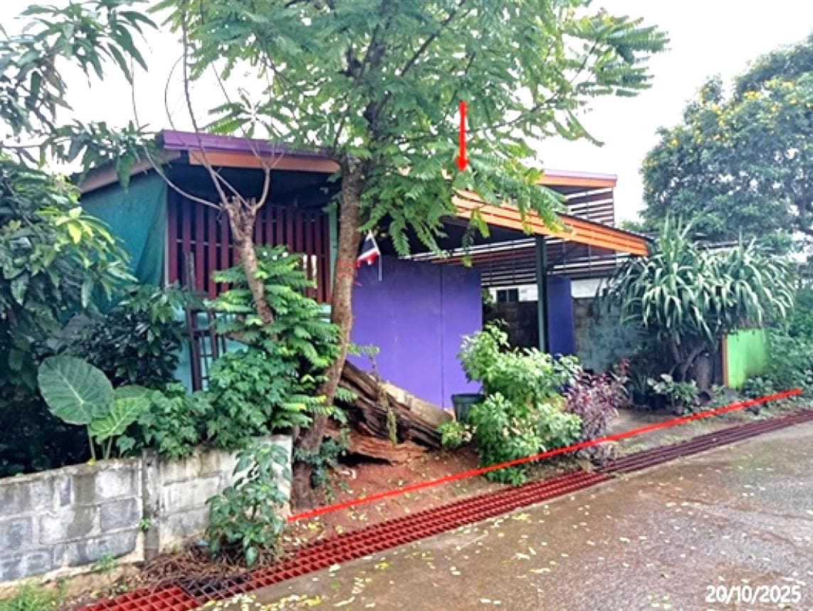 บ้านเดี่ยว เฉลียง ครบุรี นครราชสีมา 1 ห้องนอน 1 ห้องน้ำ บนที่ดินกว้าง 65 ตร.ว. บรรยากาศเงียบสงบ ราคาถูกที่สุด