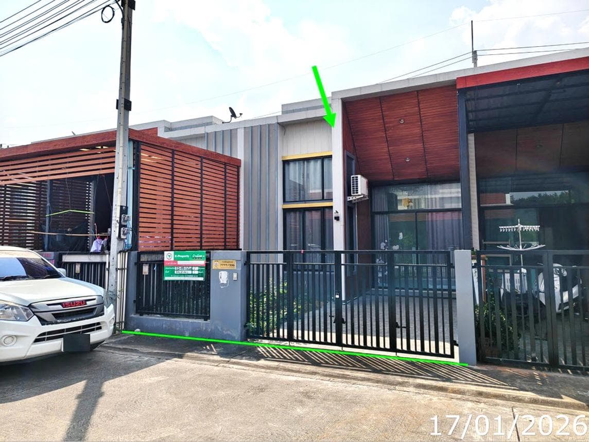 ขายทาวน์เฮ้าส์ เจ ฟอเรส 2 อมตะ มาบยางพร ปลวกแดง ระยอง 2 ห้องนอน พื้นที่ใช้สอย 58.2 ตร.ม. - image 1