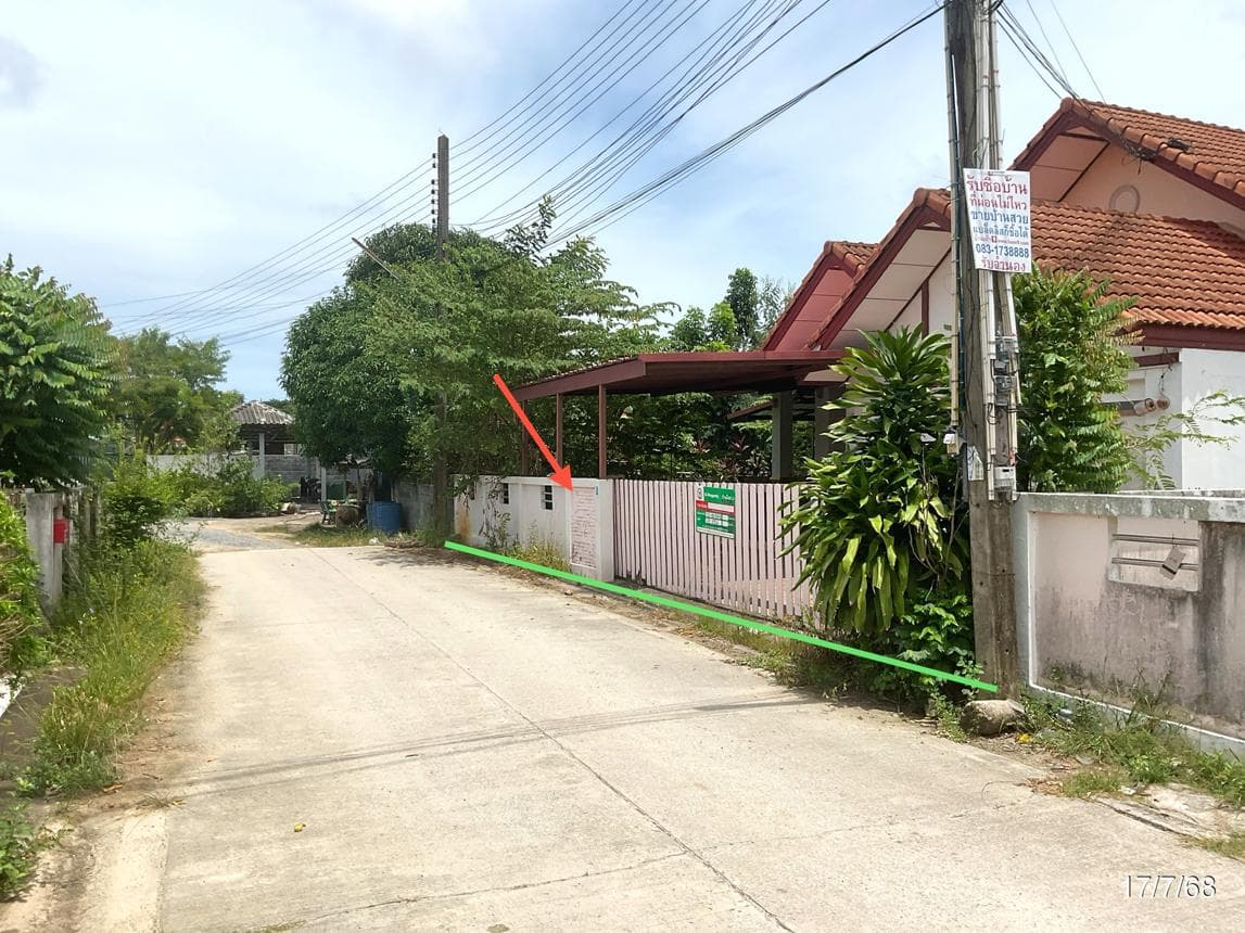 บ้านเดี่ยว เชิงเนิน เมืองระยอง 3 ห้องนอน 2 ห้องน้ำ ขนาด 79 ตร.ว.
