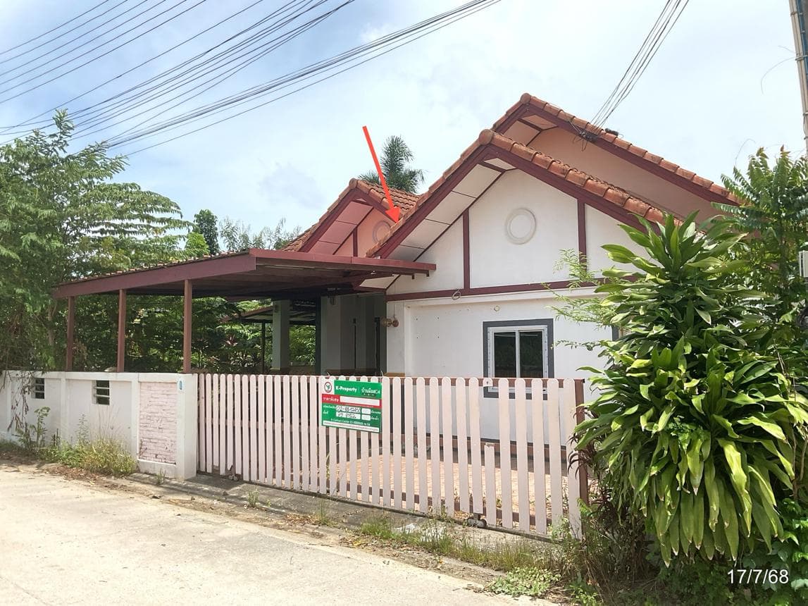 บ้านเดี่ยว เชิงเนิน เมืองระยอง 3 ห้องนอน 2 ห้องน้ำ ขนาด 79 ตร.ว.