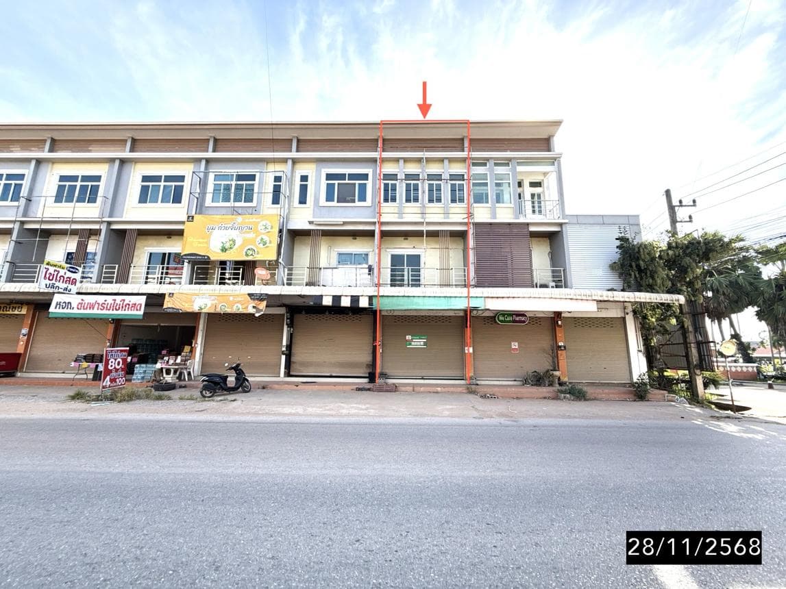 ขายอาคารพาณิชย์ บ้านเป็ด เมืองขอนแก่น ขอนแก่น พื้นที่ 15 ตร.ว. พื้นที่ใช้สอย 136 ตร.ม. 3 ห้องนอน 2 ห้องน้ำ