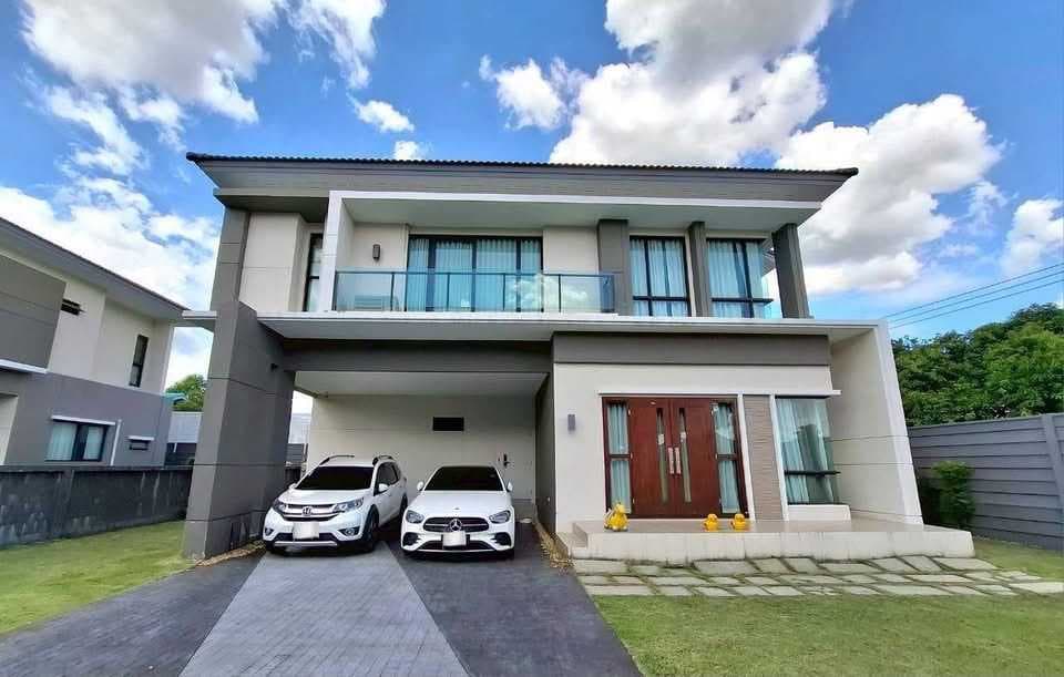 ขาย บ้านหรู The City ราชพฤกษ์-สวนผัก- 120 ตร.ว.*หลังมุม* ใกล้รถไฟฟ้าสายสีแดงสถานีตลิ่งชัน/บางบำหรุ