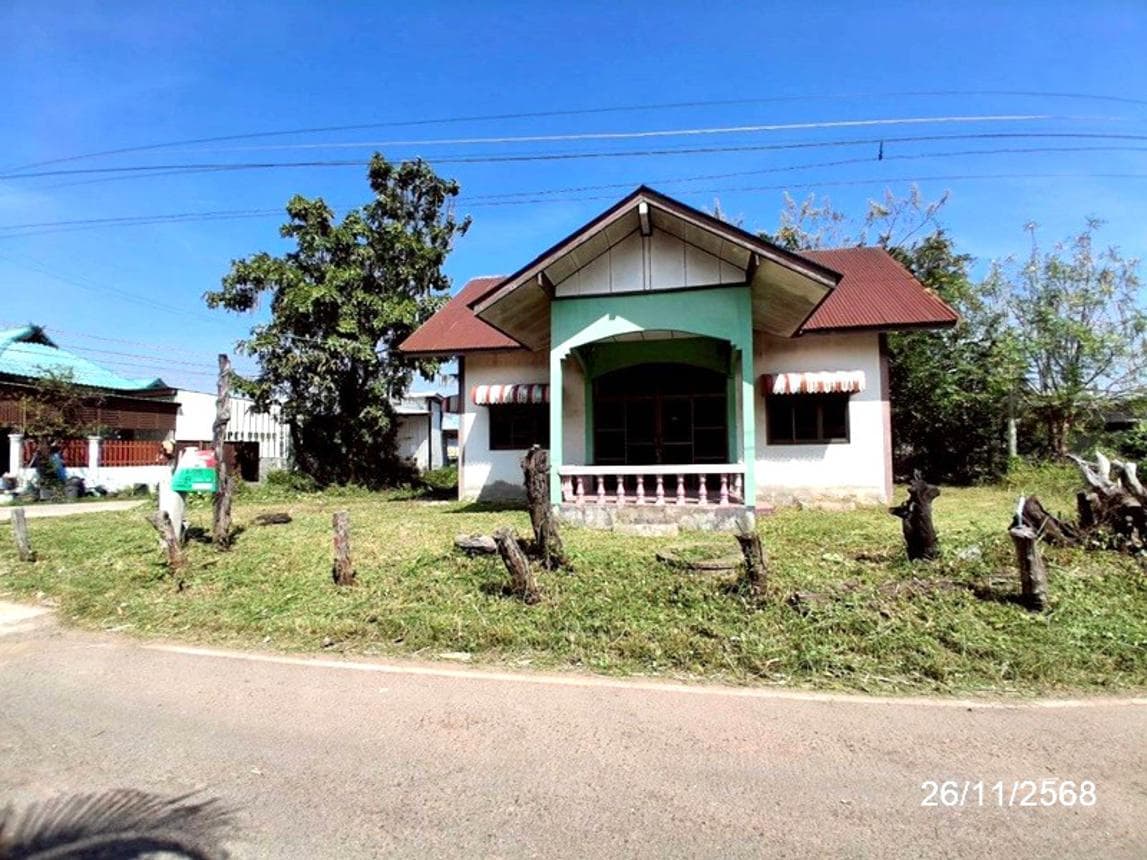 ขายบ้านเดี่ยว เมืองยโสธร ยโสธร ทำเลนาสะไมย์ เนื้อที่ 34 ตร.ว. พื้นที่ใช้สอย 103.5 ตร.ม. 2 ห้องนอน 1 ห้องน้ำ สภาพดี พร้อมอยู่