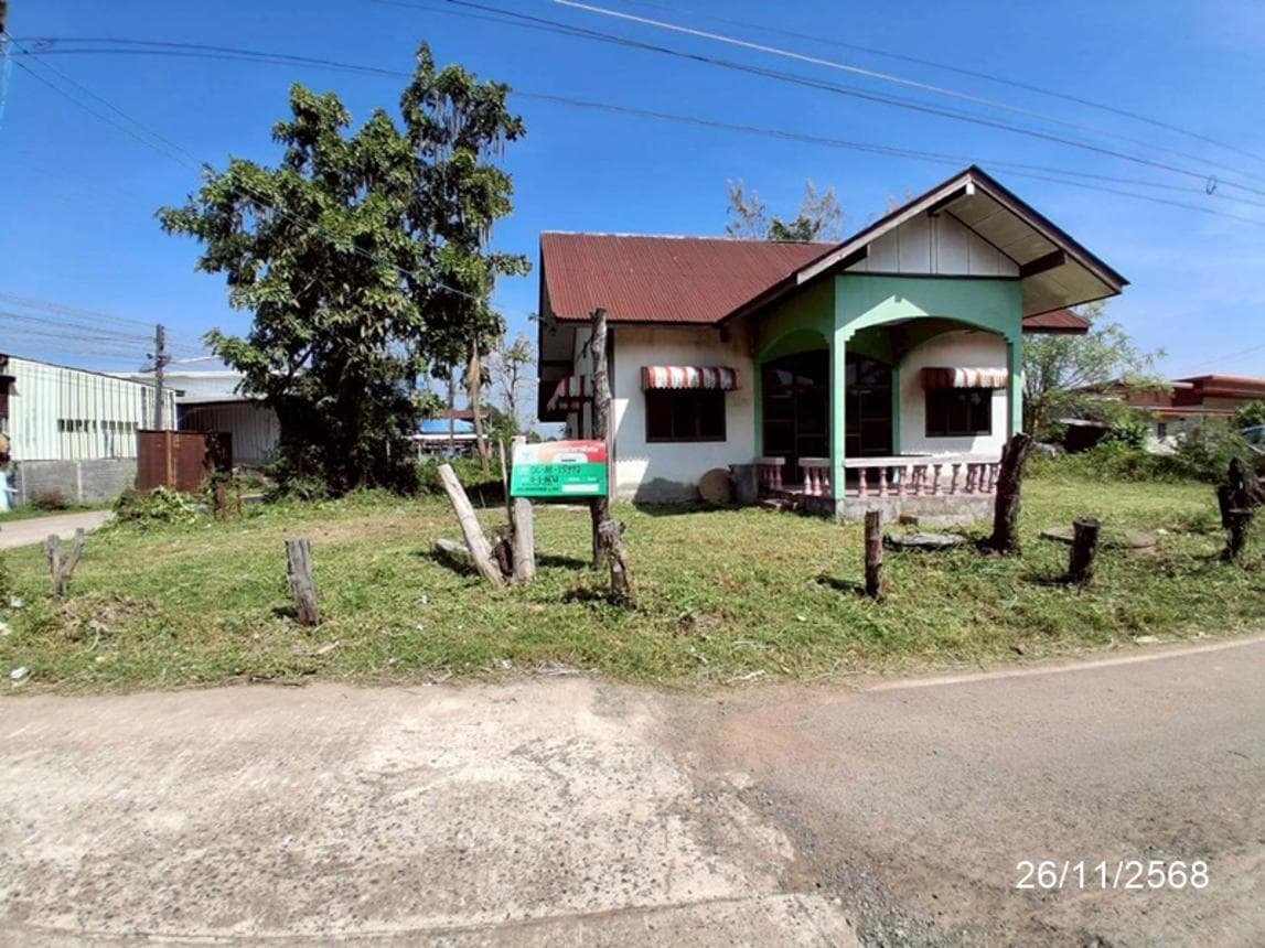 ขายบ้านเดี่ยว เมืองยโสธร ยโสธร ทำเลนาสะไมย์ เนื้อที่ 34 ตร.ว. พื้นที่ใช้สอย 103.5 ตร.ม. 2 ห้องนอน 1 ห้องน้ำ สภาพดี พร้อมอยู่
