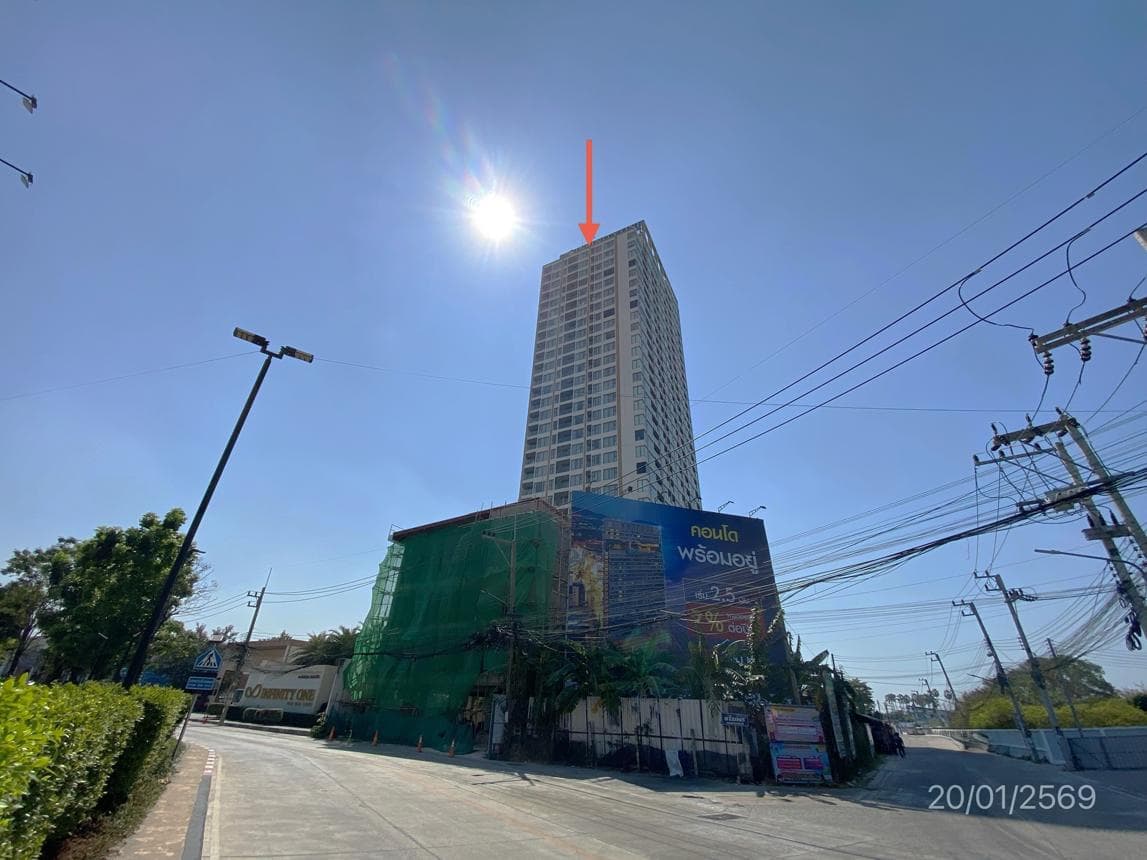 ขายคอนโดหรู อินฟินิตี้ วัน คอนโด เอ (Infinity One Condo A) ชลบุรี 2 ห้องนอน 2 ห้องน้ำ ทำเลทองติดเซ็นทรัลชลบุรี