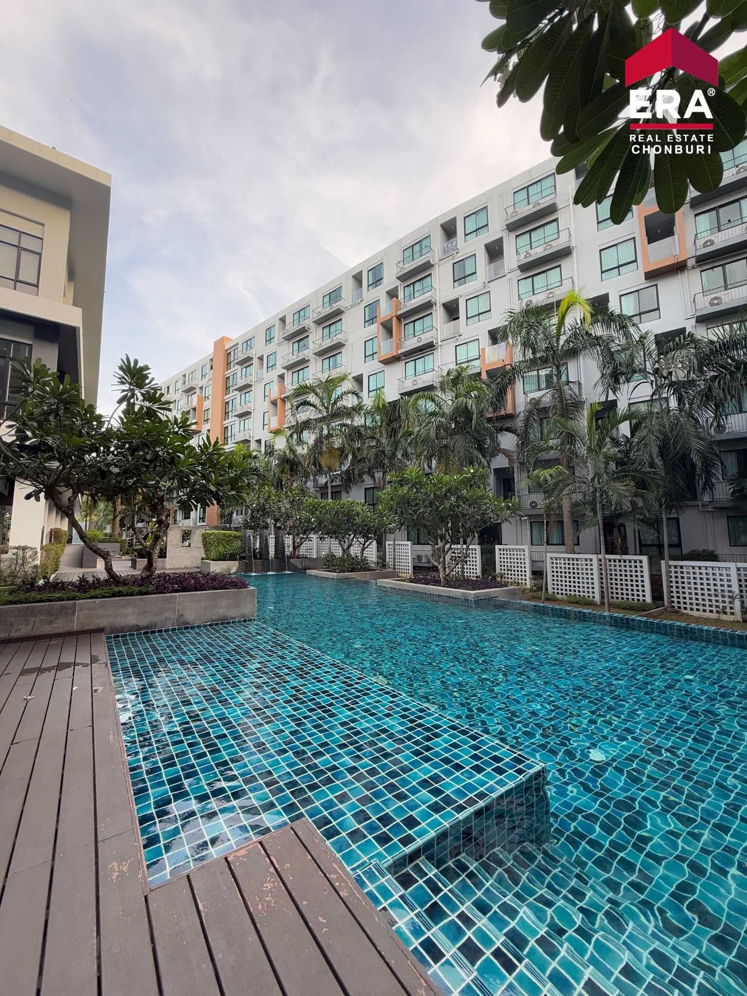 คอนโดพร้อมอยู่ ทำเลใจกลางศรีราชา Stasia Residence Sriracha อยู่เองก็สบาย ปล่อยเช่าก็ง่าย (L-29824)