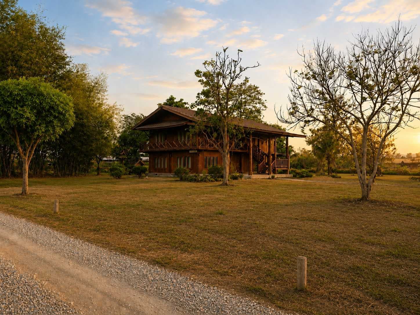 ขายที่ดินอำเภอแม่จัน 2 ไร่ 3 งาน 40 ตรว พร้อมบ้านไม้สัก-ชิงชัน วิวดี ใกล้ธรรมชาติ