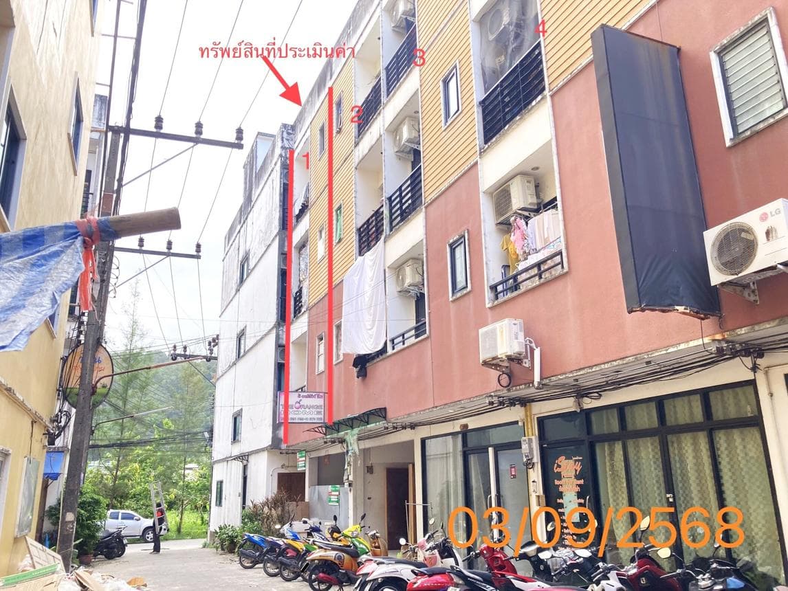 ขายอาคารพาณิชย์ ทรัพย์แสนล้าน 1 ป่าตอง กะทู้ ภูเก็ต พื้นที่ 13.1 ตร.ว. พื้นที่ใช้สอย 192 ตร.ม. 6 ห้องนอน 7 ห้องน้ำ
