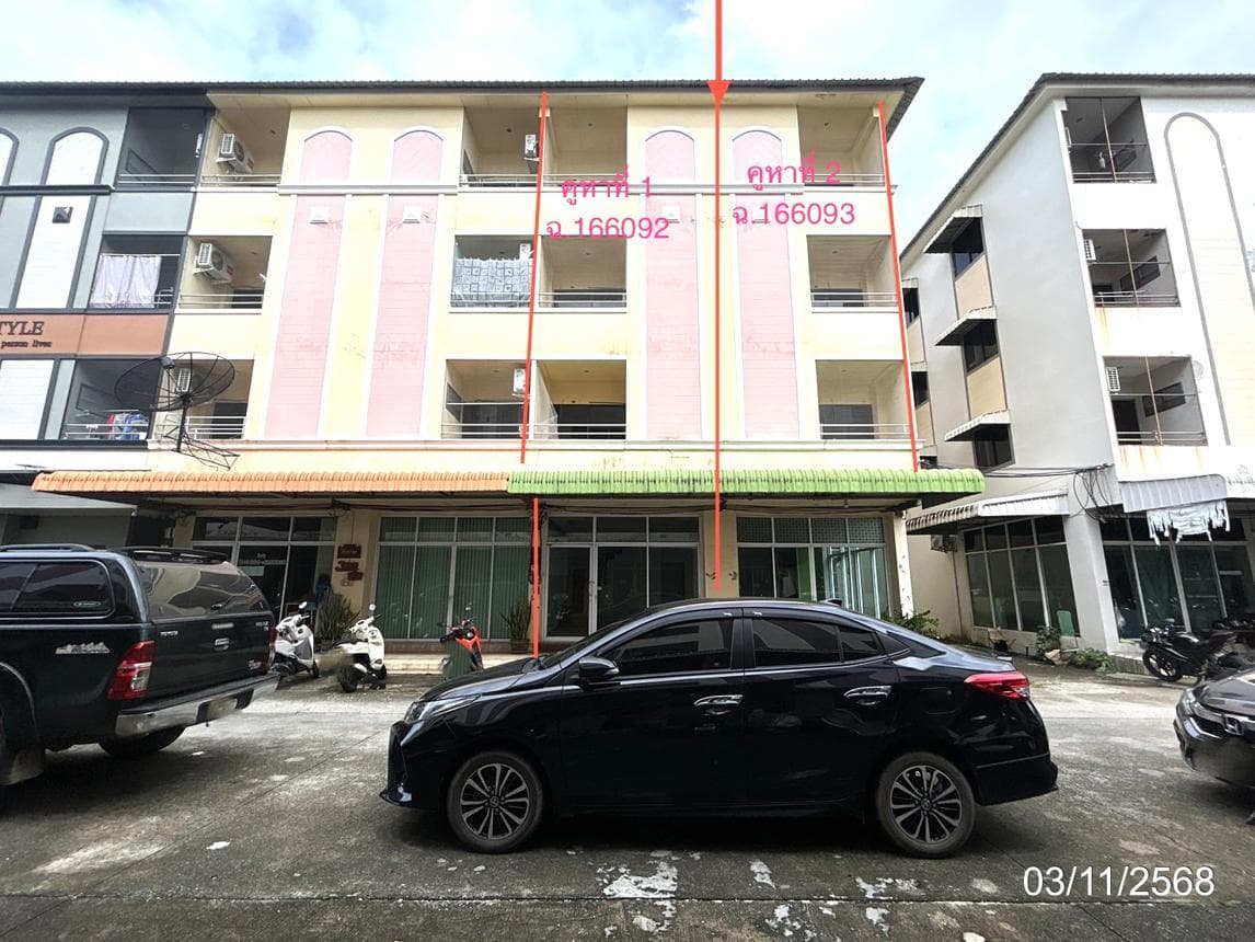 อาคารพาณิชย์ แสงพรหมแลนด์ 2 ท่าโพธิ์ เมืองพิษณุโลก 14 ห้องนอน 16 ห้องน้ำ ทำเลศักยภาพใกล้ ม.นเรศวร เหมาะลงทุนหอพักหรือธุรกิจ