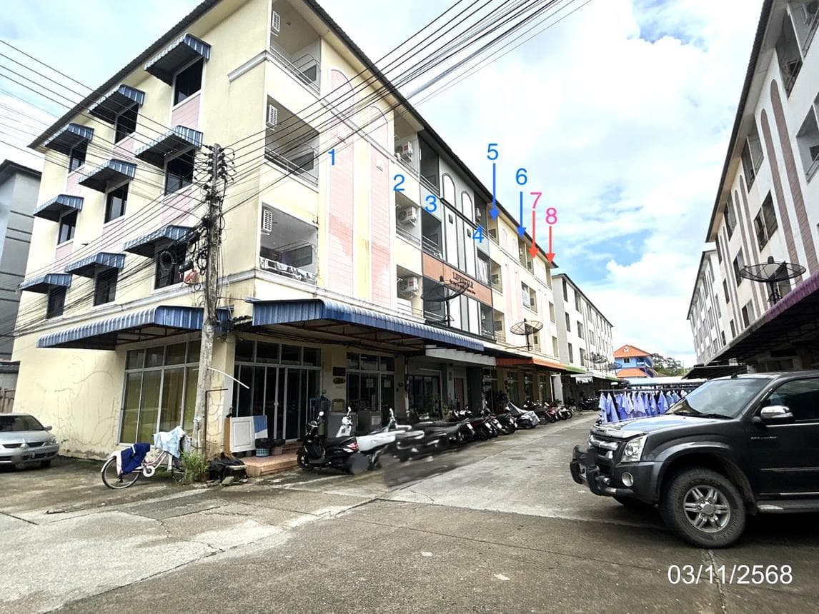 อาคารพาณิชย์ แสงพรหมแลนด์ 2 ท่าโพธิ์ เมืองพิษณุโลก 14 ห้องนอน 16 ห้องน้ำ ทำเลศักยภาพใกล้ ม.นเรศวร เหมาะลงทุนหอพักหรือธุรกิจ