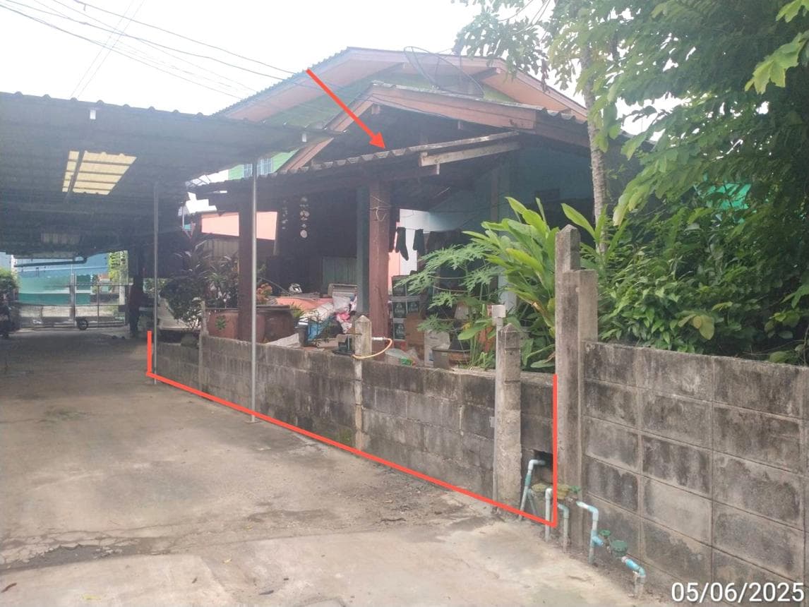 บ้านเดี่ยว หัวสำโรง แปลงยาว ฉะเชิงเทรา 1 ห้องน้ำ ขนาด 37 ตร.ว.