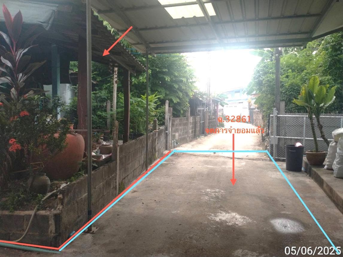 บ้านเดี่ยว หัวสำโรง แปลงยาว ฉะเชิงเทรา 1 ห้องน้ำ ขนาด 37 ตร.ว.