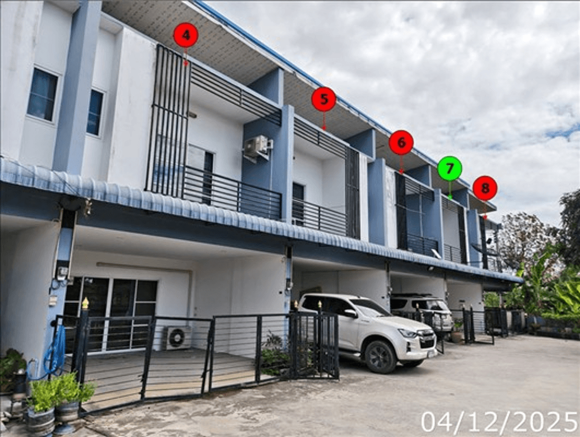 ขายทาวน์เฮ้าส์ 2 ชั้น พื้นที่ 24.2 ตร.ว. อ.บ้านฉาง จ.ระยอง 2 ห้องนอน 3 ห้องน้ำ พื้นที่ใช้สอยกว้างขวาง ทำเลดีเดินทางสะดวก