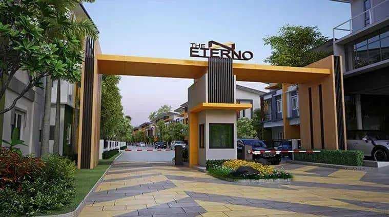 ทาวน์โฮม 3 ชั้น THE ETERNO บ้านติดถนนเมนของโครงการ รถไฟฟ้าสายสีส้มผ่าน ตกแต่งไว้บางส่วน