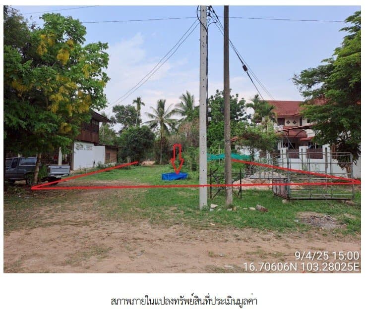 ที่ดินว่างเปล่า บ้านโคกเครือ กาฬสินธุ์