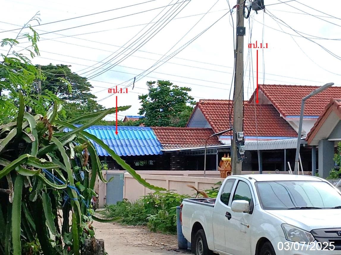 บ้านเดี่ยว บ้านป่า แก่งคอย สระบุรี พื้นที่ 99 ตร.ว. พื้นที่ใช้สอย 166.5 ตร.ม. 3 ห้องนอน