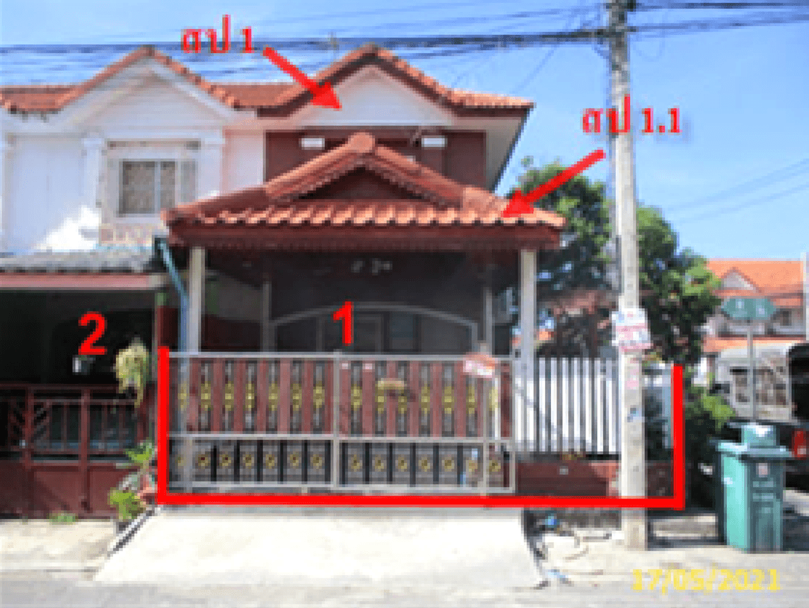 ขายทาวน์โฮม พฤกษา 34/1 (พนาลี) พระสมุทรเจดีย์ สมุทรปราการ พื้นที่ 23.9 ตร.ว. พร้อมอยู่
