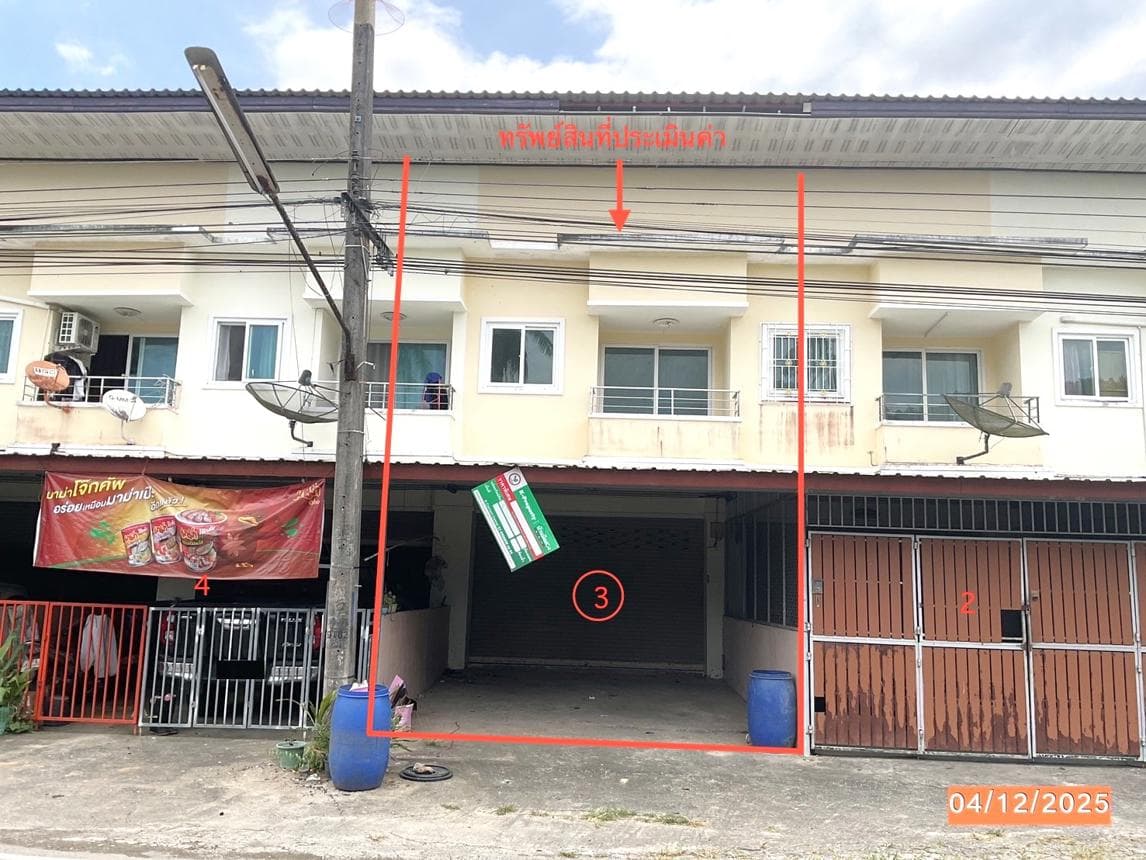 ทาวน์โฮม 2 ห้องนอน พื้นที่ 166.5 ตร.ม. ทำเลศักยภาพ ปากแพรก ทุ่งสง นครศรีธรรมราช