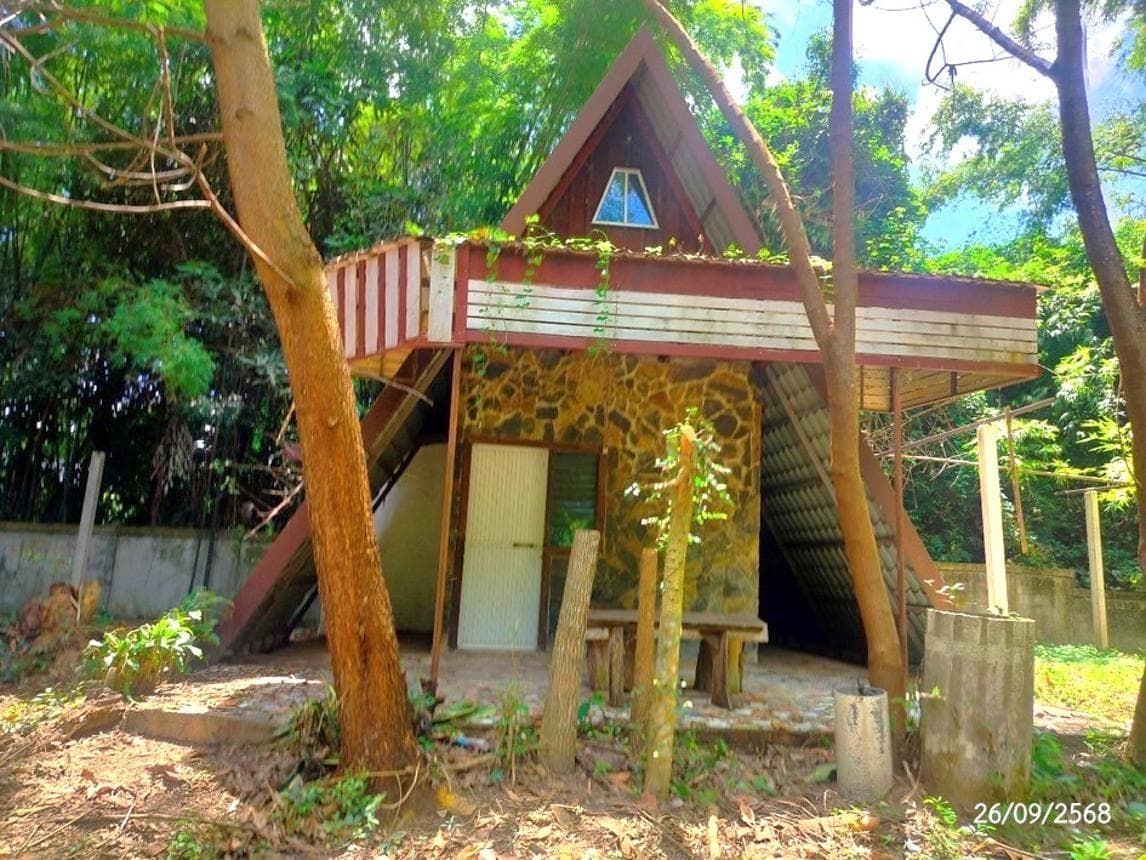 บ้านเดี่ยว พอกน้อย พรรณานิคม สกลนคร พื้นที่ 2 ตร.ว. พื้นที่ใช้สอย 24 ตร.ม. 1 ห้องนอน 1 ห้องน้ำ