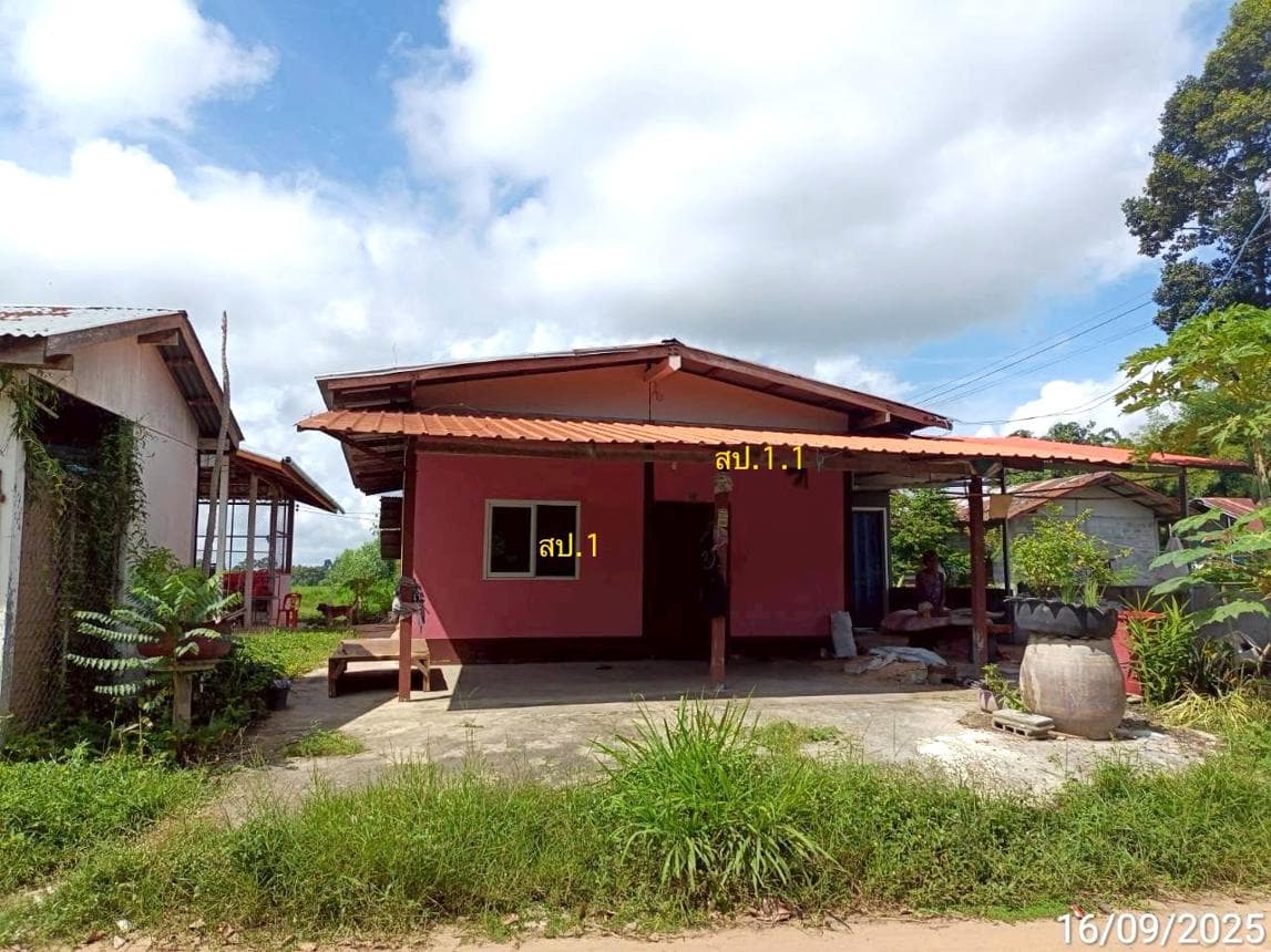 บ้านเดี่ยว อาจสามารถ ร้อยเอ็ด 2 ห้องนอน 1 ห้องน้ำ พื้นที่กว้าง 158.5 ตร.ม. บนเนื้อที่ 51.7 ตร.ว. ทำเลสงบราคาล้านต้นๆ