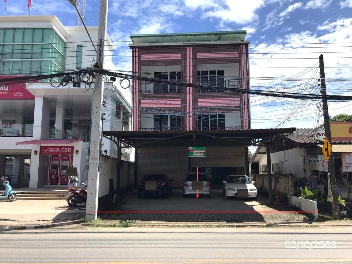 อาคารพาณิชย์ 4 ห้องนอน พื้นที่ 522.75 ตร.ม. ทำเลศักยภาพ สันทรายหลวง สันทราย เชียงใหม่