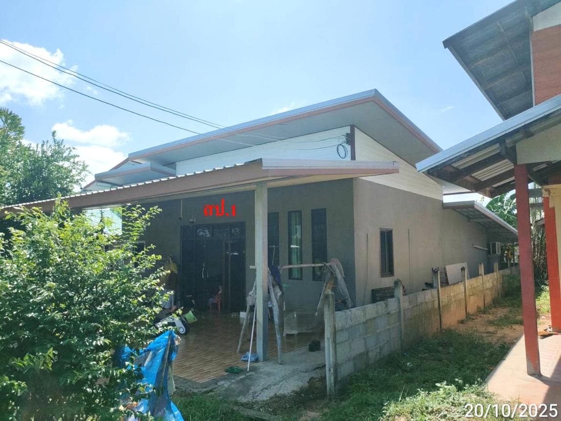 บ้านเดี่ยว หนองโพธิ์ นาเชือก มหาสารคาม 2 ห้องนอน 1 ห้องน้ำ พื้นที่ 139 ตร.ม. บนที่ดิน 53 ตร.ว. ทำเลสงบเดินทางสะดวก ราคาพิเศษ 1.17 ล้าน
