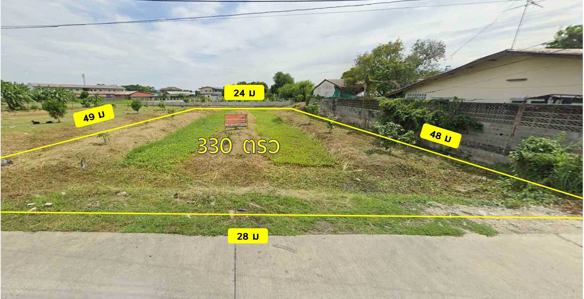 ขายที่ดิน 330 ตรว ชลบุรี บ้านสวน หนองข้างคอก 6 เหมาะทำหอพัก โกดังสินค้า บ้านพักอาศัย หรือคาเฟ่ ร้านอาหาร
