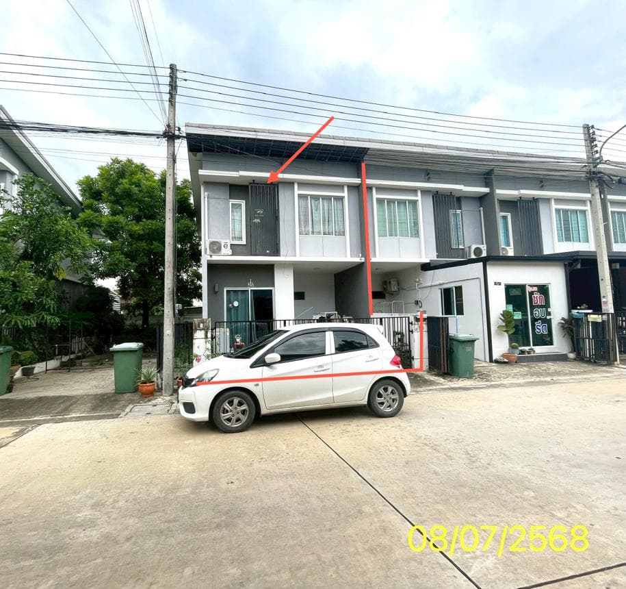 ทาวน์โฮม พฤกษาวิลล์ พหลโยธิน-คลองหลวง (Pruksa Ville) 2 ห้องนอน สเปซกว้าง 22.2 ตร.ว. ทำเลดีใกล้รังสิต