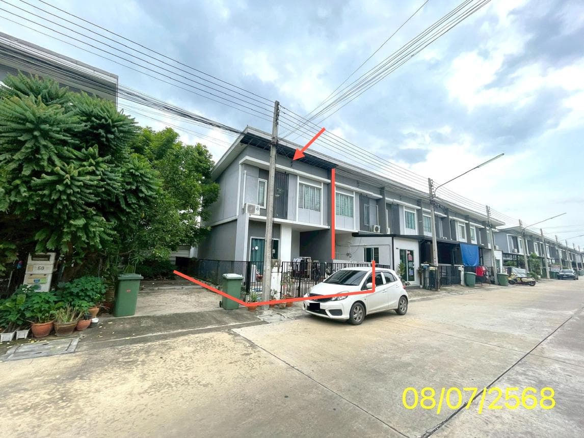 ทาวน์โฮม พฤกษาวิลล์ พหลโยธิน-คลองหลวง (Pruksa Ville) 2 ห้องนอน สเปซกว้าง 22.2 ตร.ว. ทำเลดีใกล้รังสิต