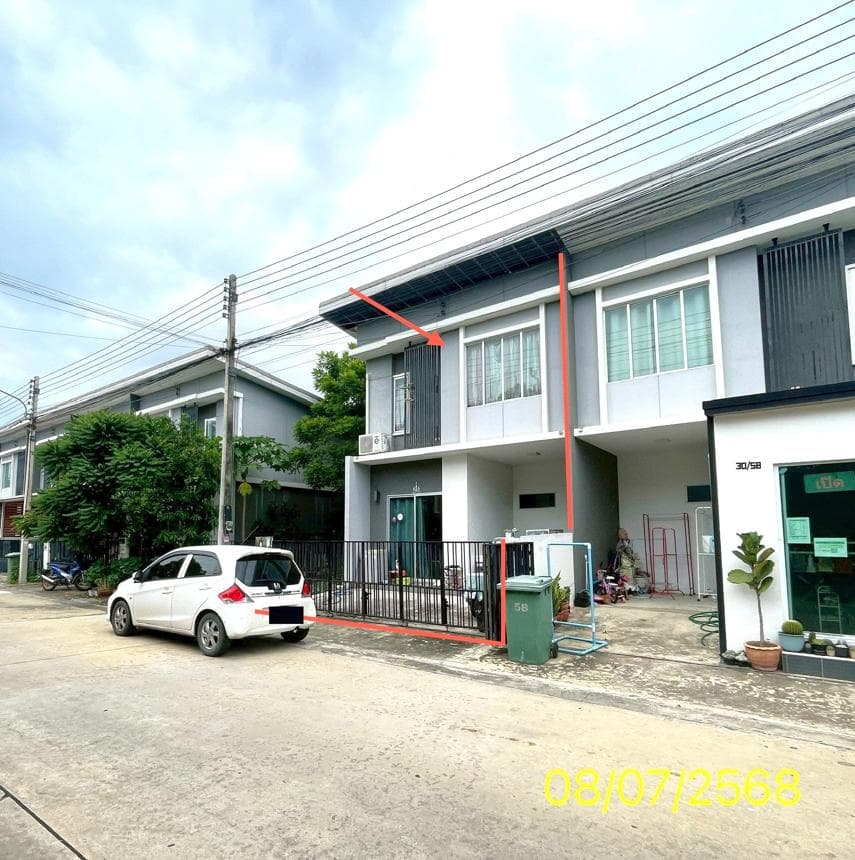 ทาวน์โฮม พฤกษาวิลล์ พหลโยธิน-คลองหลวง (Pruksa Ville) 2 ห้องนอน สเปซกว้าง 22.2 ตร.ว. ทำเลดีใกล้รังสิต