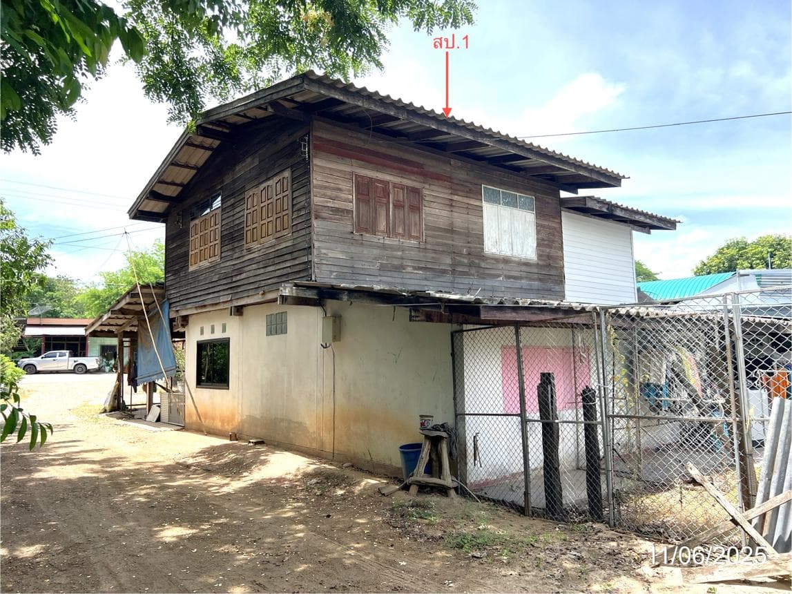 บ้านเดี่ยว ท่ามะเขือ คลองขลุง กำแพงเพชร 2 ห้องนอน 1 ห้องน้ำ พื้นที่ดินกว้าง 89 ตร.ว. ราคาล้านต้นๆ