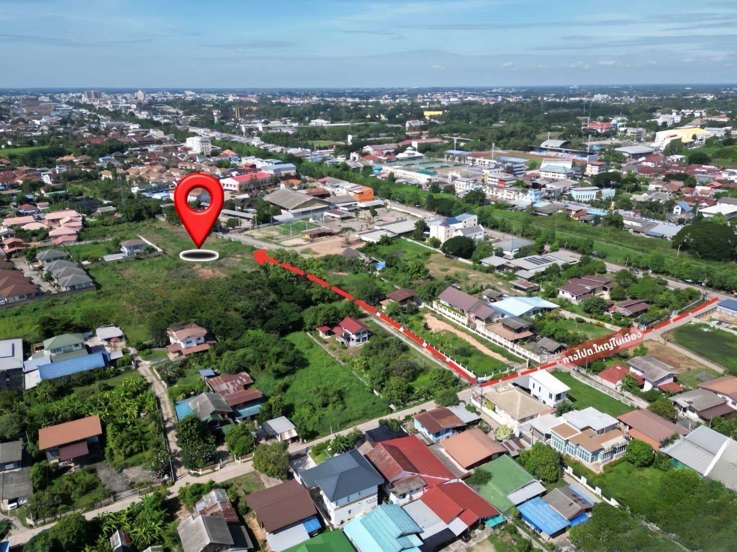 ที่ดินแปลงใหญ่เกือบ 10 ไร่ เหมาะสำหรับทำบ้านจัดสรร ใกล้ ถ.ธรรมบูชา และ ถ.เอกาทศรถ
