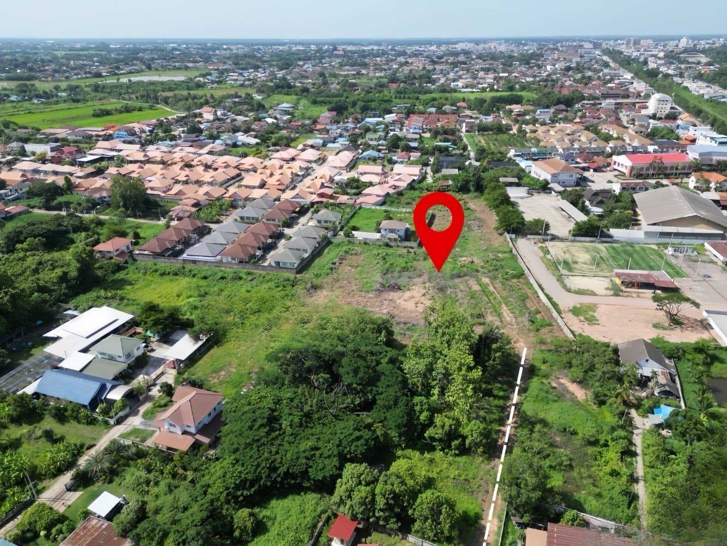ที่ดินแปลงใหญ่เกือบ 10 ไร่ เหมาะสำหรับทำบ้านจัดสรร ใกล้ ถ.ธรรมบูชา และ ถ.เอกาทศรถ