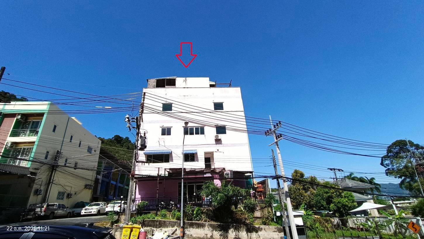 อาคารพาณิชย์ขนาดใหญ่พิเศษ 23 ห้องนอน ทำเลทองป่าตอง พื้นที่ใช้สอย 979.75 ตร.ม. กะทู้ จ.ภูเก็ต