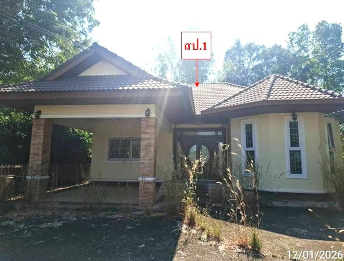 บ้านเดี่ยว 2 ห้องนอน พื้นที่ 115 ตร.ม. บนเนื้อที่ 51 ตร.ว. ทำเลศักยภาพ หนองผือ เมืองสรวง ร้อยเอ็ด