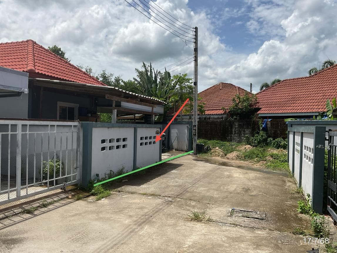 บ้านเดี่ยว หนองบัว บ้านค่าย ระยอง 2 ห้องนอน 2 ห้องน้ำ ขนาด 49.5 ตร.ว. สเปซกว้าง ราคาล้านกลางๆ