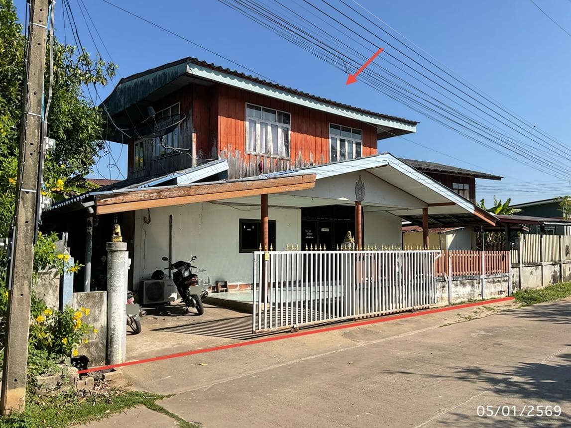 ขายบ้านเดี่ยว หนองครก เมืองศรีสะเกษ พื้นที่กว้างขวาง ทำเลดี เดินทางสะดวกสบาย