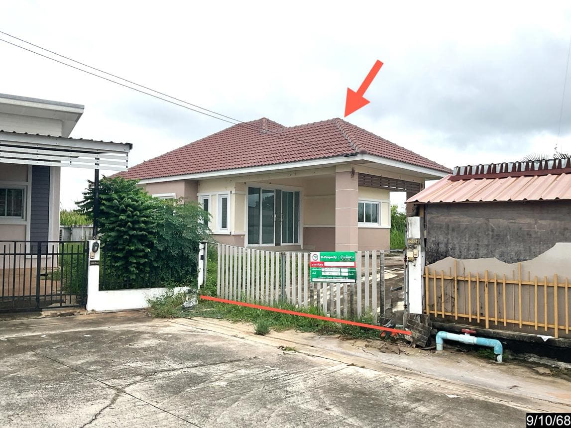 ขายบ้านเดี่ยว เจ เจ เลควิว ปาร์ค เมืองนครราชสีมา ทำเลหนองบัวศาลา เนื้อที่ 73.5 ตร.ว. 3 ห้องนอน 2 ห้องน้ำ สภาพดี พร้อมอยู่ - image 1