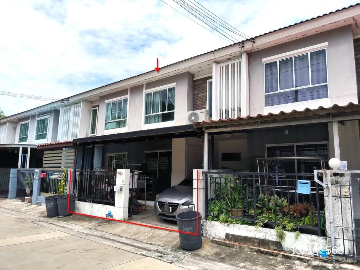 ขายทาวน์เฮ้าส์ พฤกษาวิลล์ 61 บางใหญ่-นครอินทร์ นนทบุรี พื้นที่ 102.6 ตร.ม. 3 ห้องนอน 2 ห้องน้ำ ทำเลดีใกล้รถไฟฟ้าสายสีม่วง