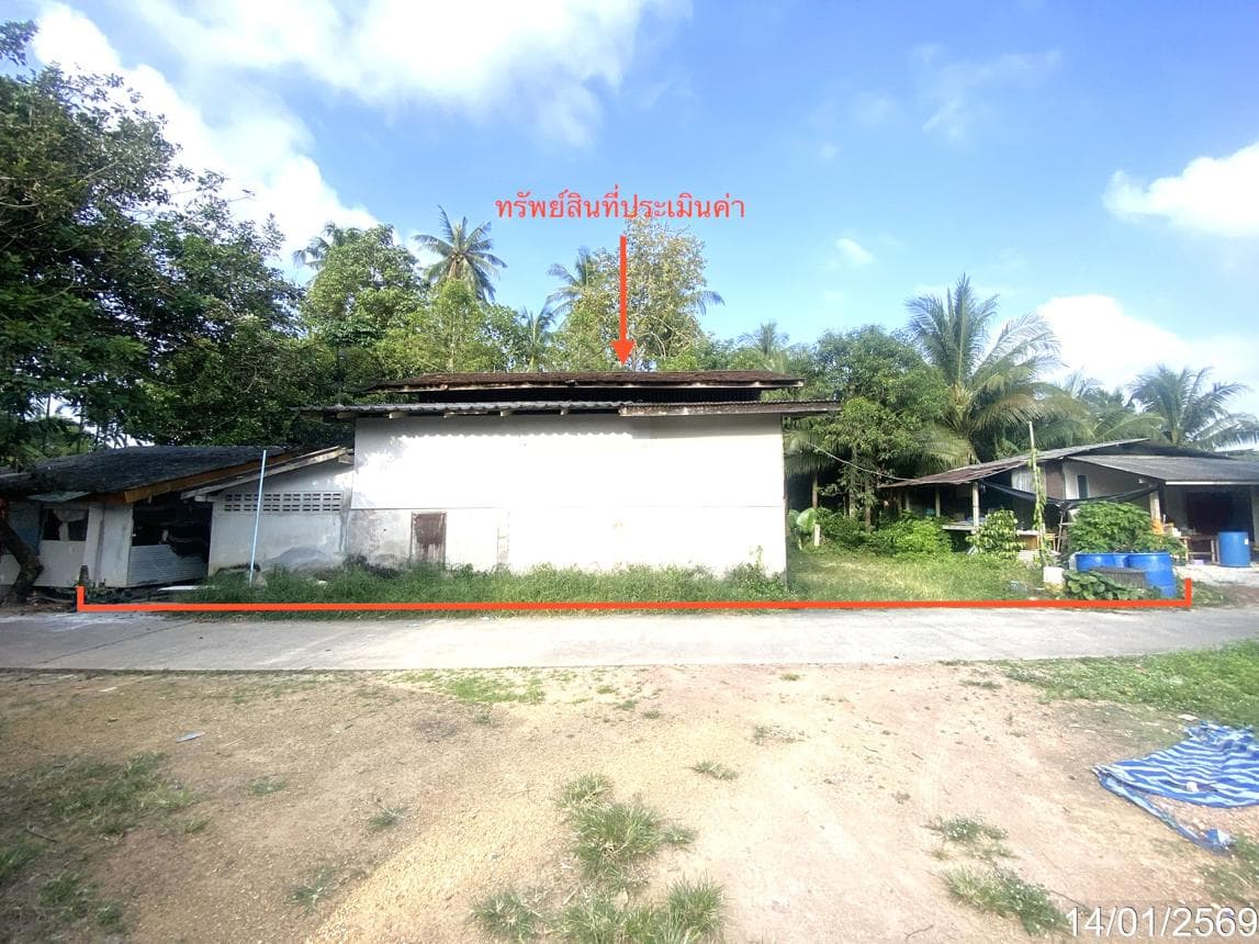 บ้านเดี่ยว 1 ห้องนอน 1 ห้องน้ำ พื้นที่ 153 ตร.ม. บนเนื้อที่กว้าง 77.1 ตร.ว. ทำเลสงบ เกาะแต้ว เมืองสงขลา จ.สงขลา