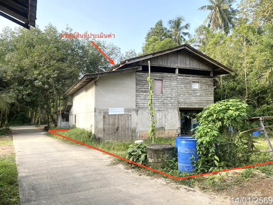 บ้านเดี่ยว 1 ห้องนอน 1 ห้องน้ำ พื้นที่ 153 ตร.ม. บนเนื้อที่กว้าง 77.1 ตร.ว. ทำเลสงบ เกาะแต้ว เมืองสงขลา จ.สงขลา
