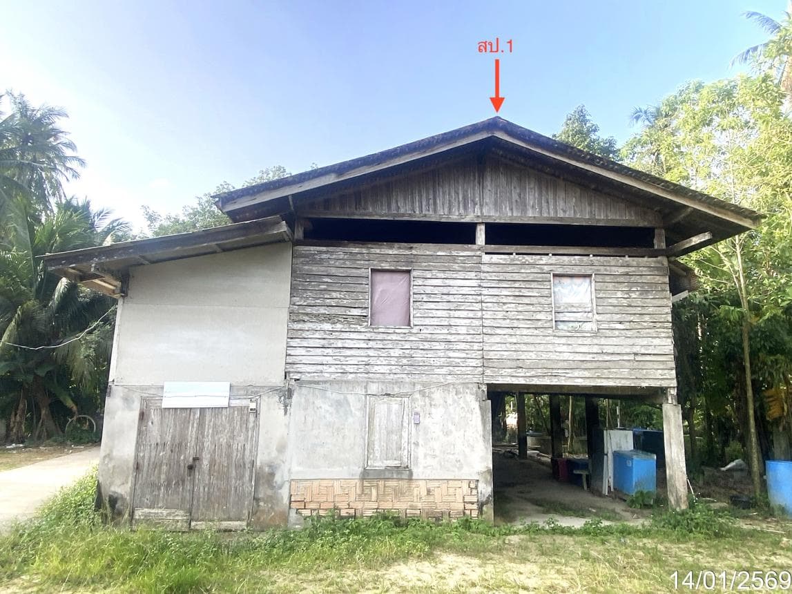 บ้านเดี่ยว 1 ห้องนอน 1 ห้องน้ำ พื้นที่ 153 ตร.ม. บนเนื้อที่กว้าง 77.1 ตร.ว. ทำเลสงบ เกาะแต้ว เมืองสงขลา จ.สงขลา