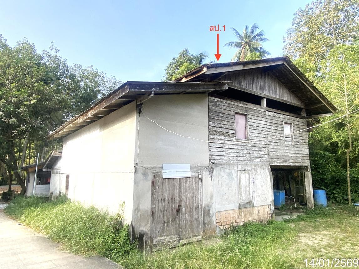 บ้านเดี่ยว 1 ห้องนอน 1 ห้องน้ำ พื้นที่ 153 ตร.ม. บนเนื้อที่กว้าง 77.1 ตร.ว. ทำเลสงบ เกาะแต้ว เมืองสงขลา จ.สงขลา