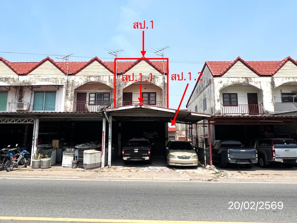 ทาวน์เฮ้าส์ 2 ห้องนอน พื้นที่ 154 ตร.ม. ทำเลศักยภาพ ทุ่งสุขลา ศรีราชา ชลบุรี