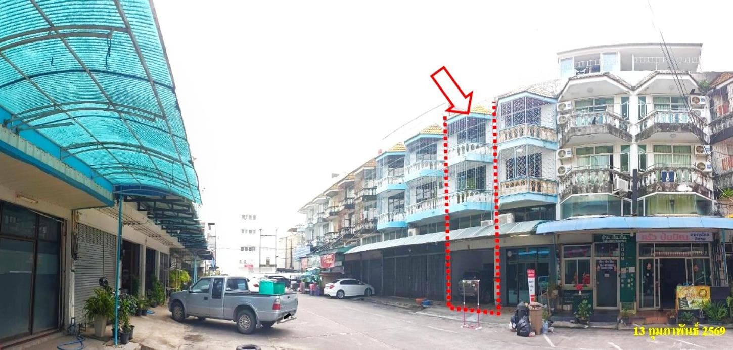 ขายอาคารพาณิชย์ เชิงเนิน เมืองระยอง พื้นที่ใช้สอย 168 ตร.ม. ทำเลทองย่านธุรกิจและแหล่งชุมชน ราคา 3.4 ล้าน