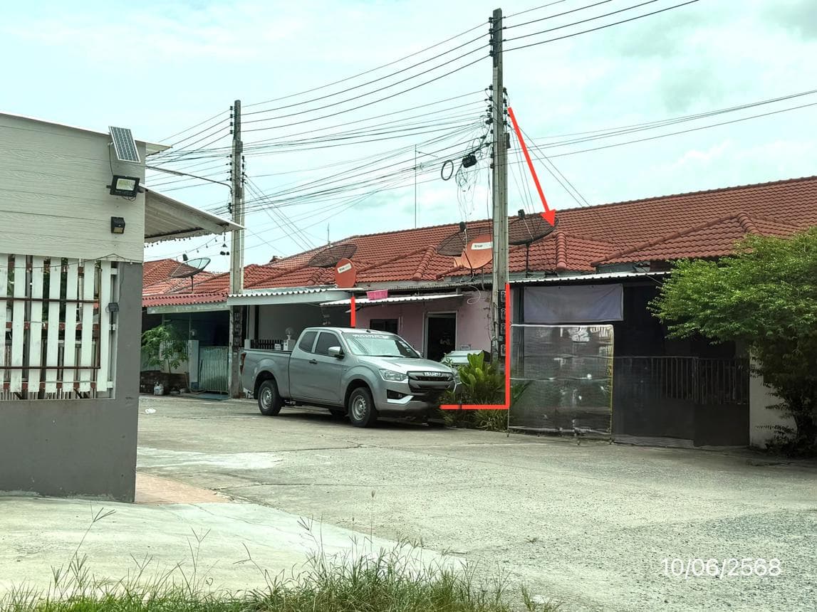 ทาวน์โฮม ธณวรรณ หนองขาม ศรีราชา ชลบุรี 2 ห้องนอน 1 ห้องน้ำ ขนาด 21.3 ตร.ว.